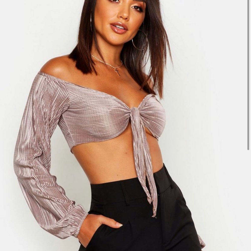 Front Tie Crop Top